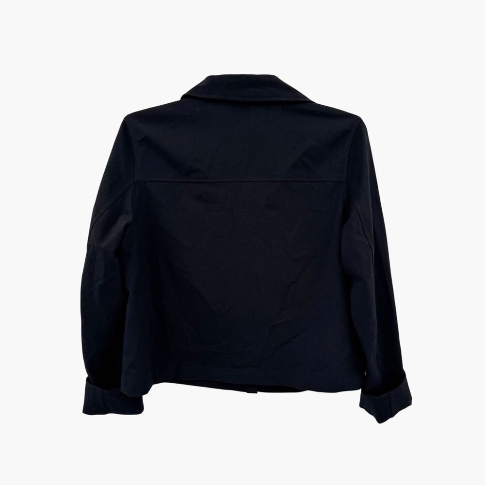 NEW A New Day Plain Weave Shirt Jacket - Black - Size Medium - Picture 4 of 9